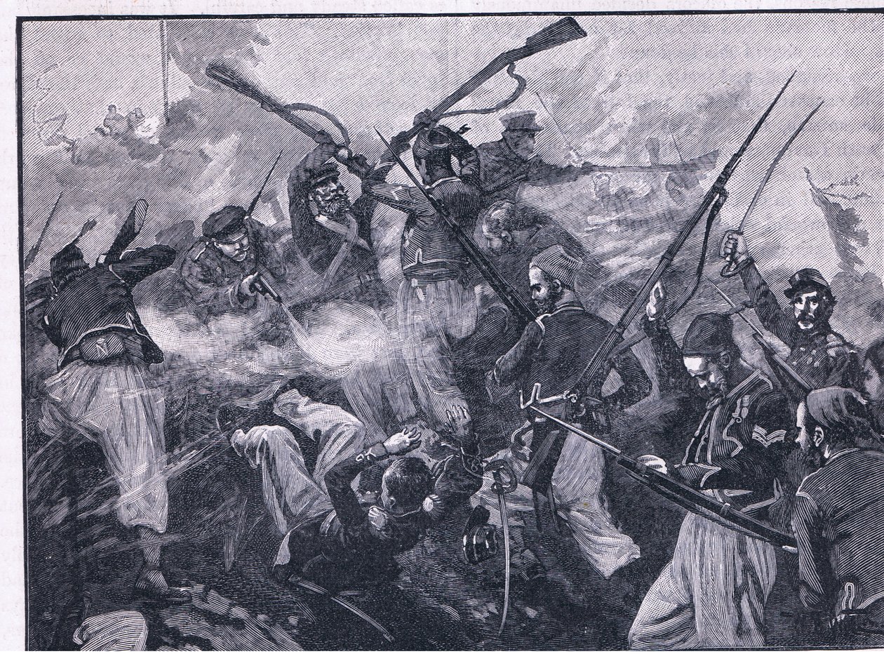 Ranskalaiset Malakoffissa 1855 jKr tekijältä William Barnes Wollen