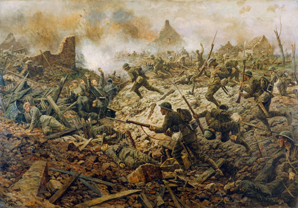 Territoriaalit Pozieresissa 23. heinäkuuta 1916, 1917 tekijältä William Barnes Wollen