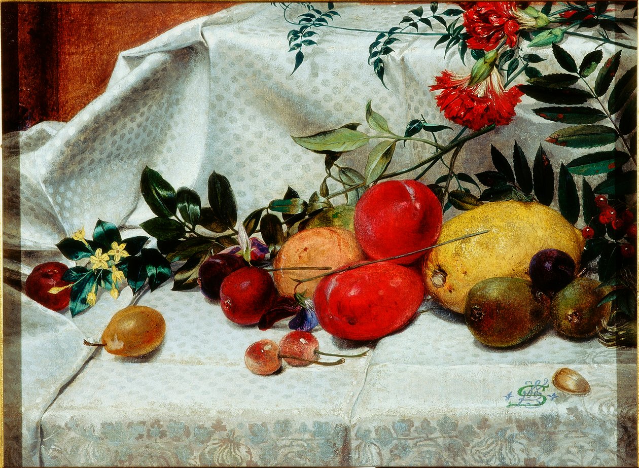 Tutkimus kukista ja hedelmistä, 1860 tekijältä William Bell Scott