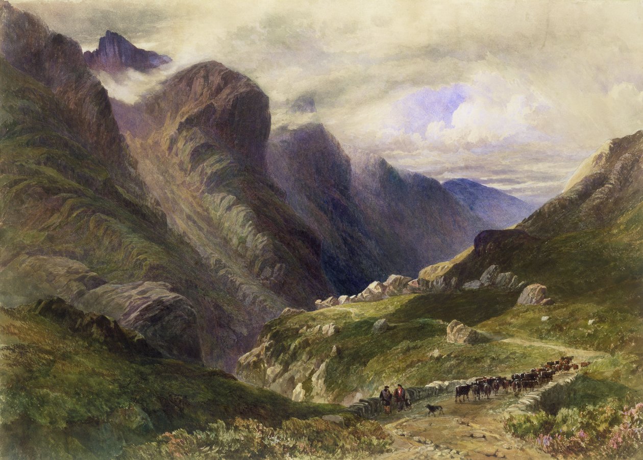 Glencoen sola, 1852 tekijältä William James Bennett