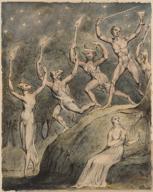 Miltons Comus tekijältä William Blake