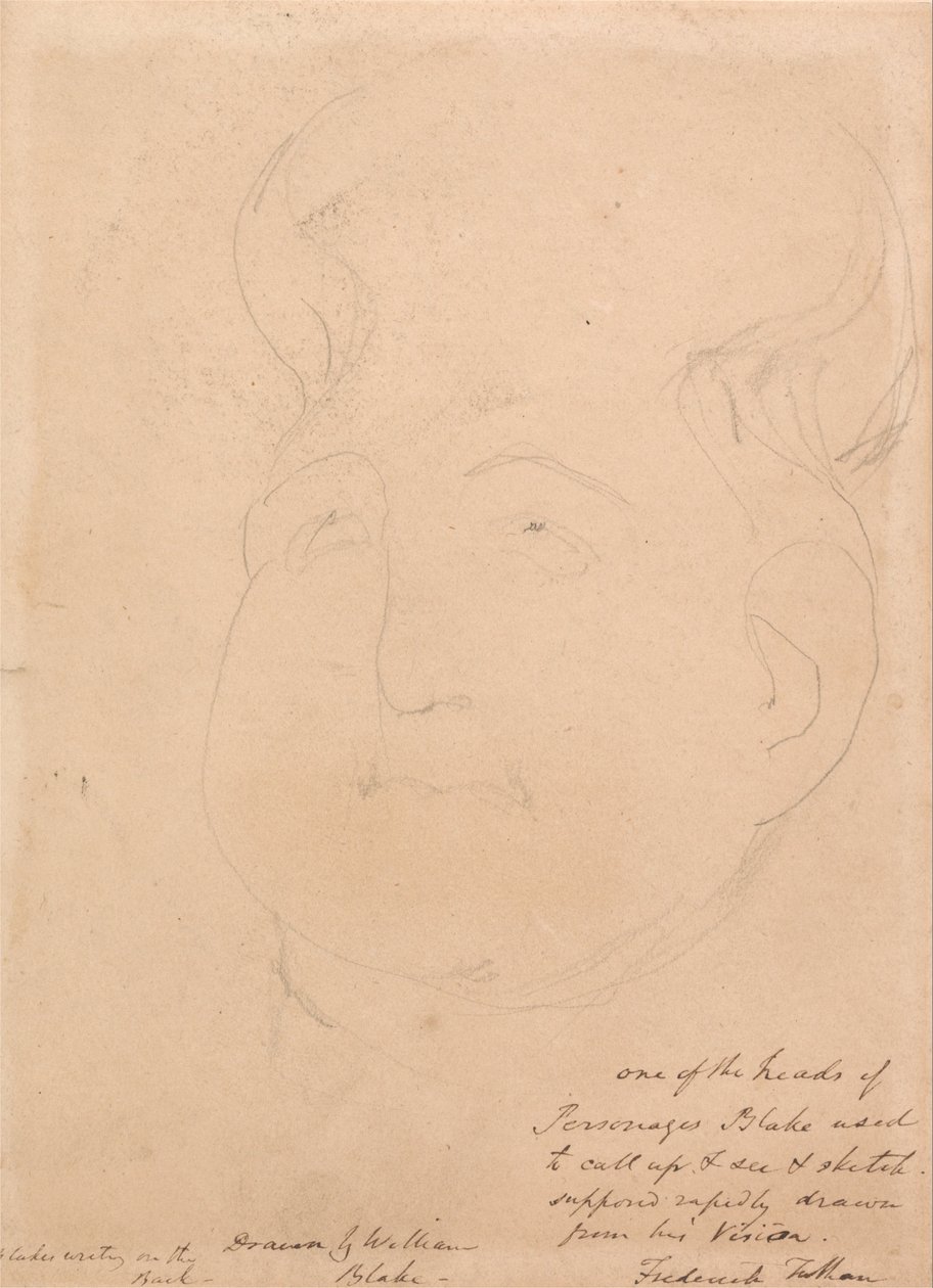 Visioiva pää tekijältä William Blake