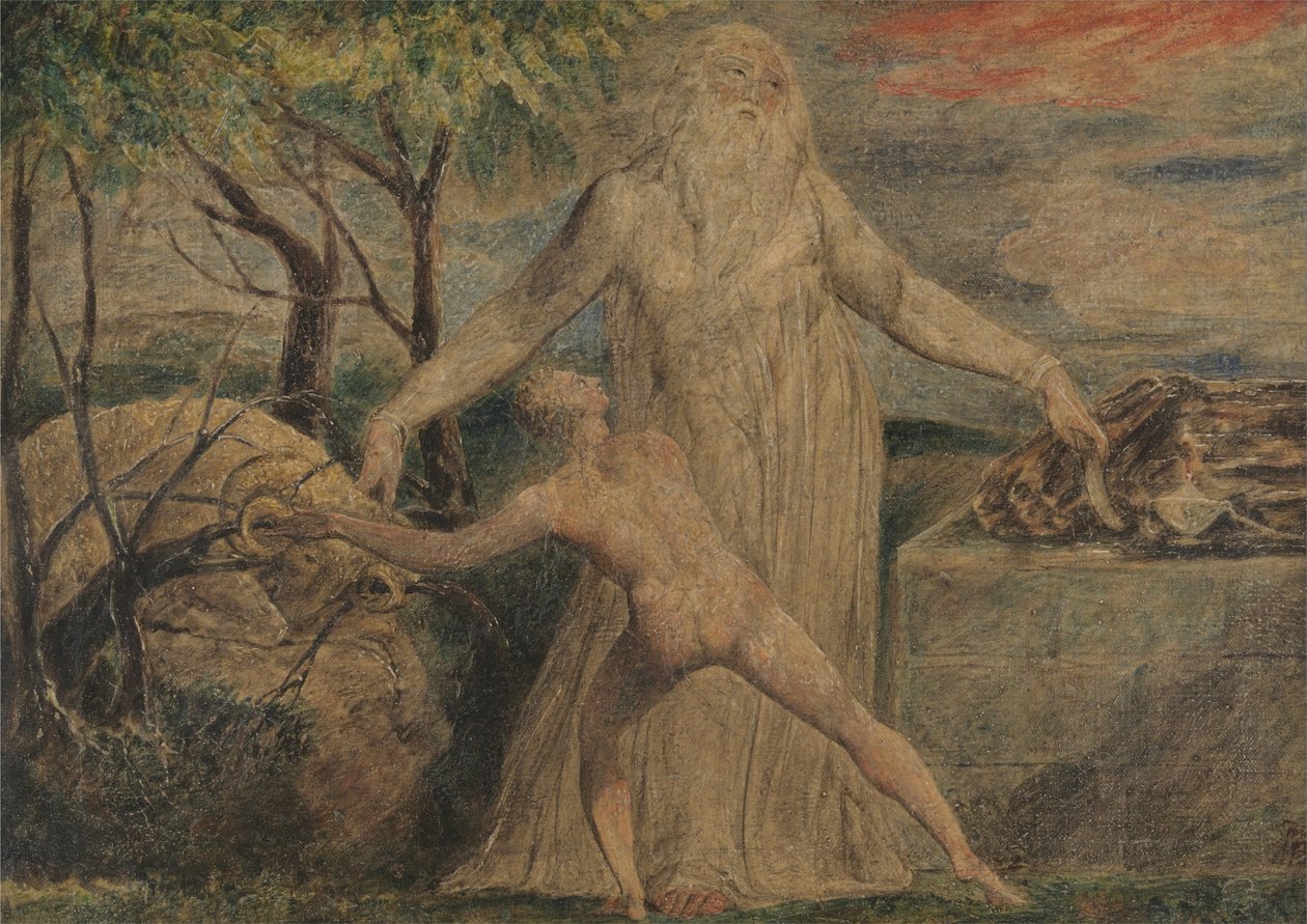 Aabraham ja Iisak tekijältä William Blake