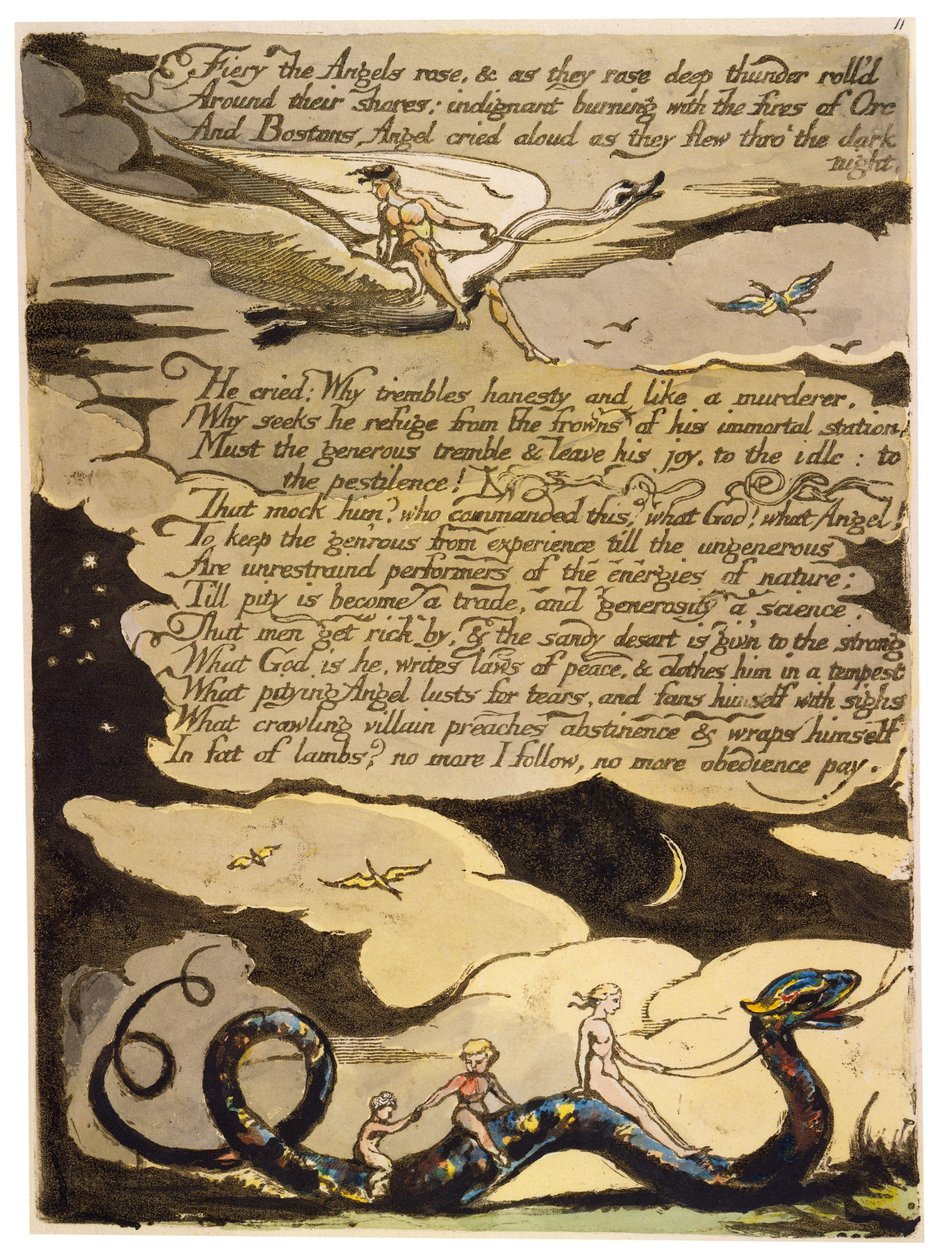 Amerikka profetia kopioi levyn 13 tekijältä William Blake