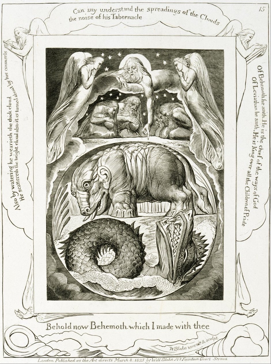 Behemoth ja Leviathan tekijältä William Blake
