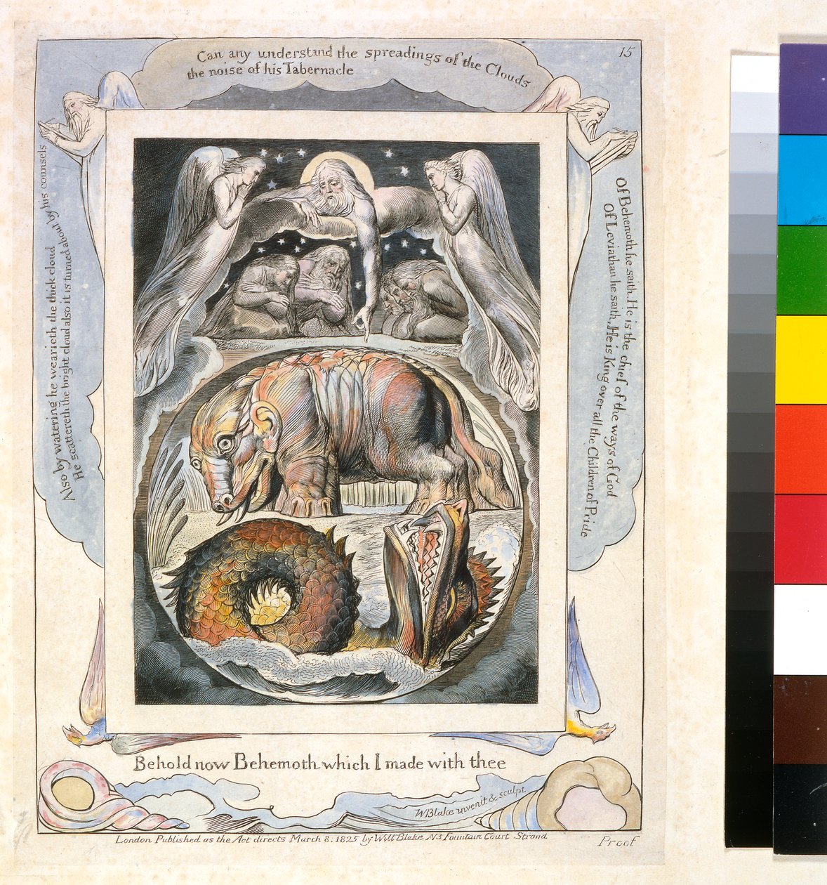Huonekalut ja erilaiset esineet 1100- ja 1300-luvuilta tekijältä William Blake