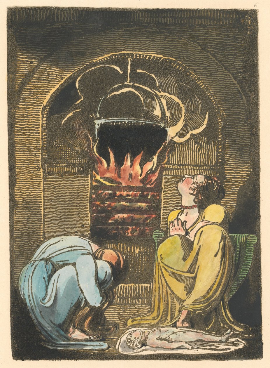 Eurooppa. Profetia, levy 8 (Bentley 9) tekijältä William Blake