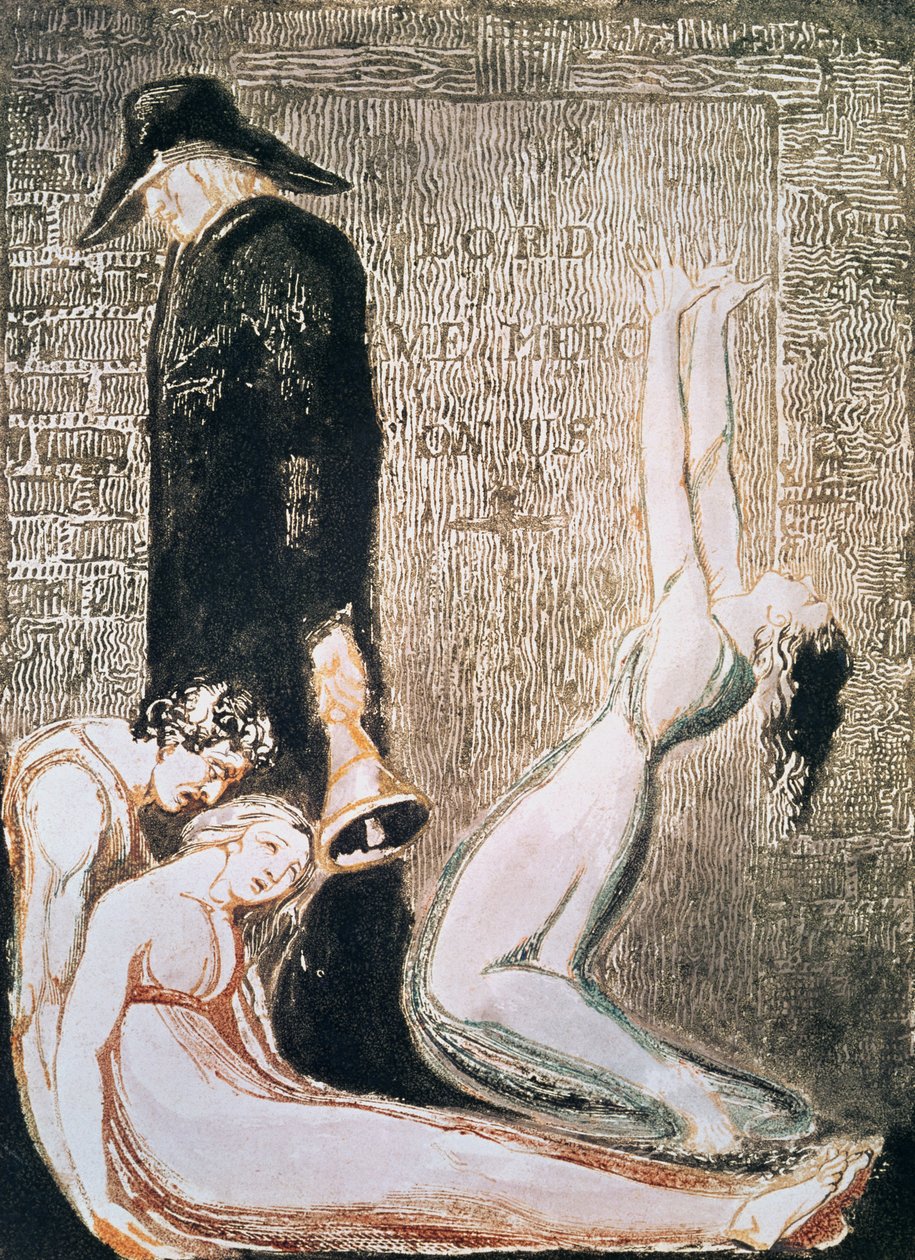 Eurooppa profetia; Rutto, n. 1794 (reliefietsaus, kaiverrus, wc) tekijältä William Blake