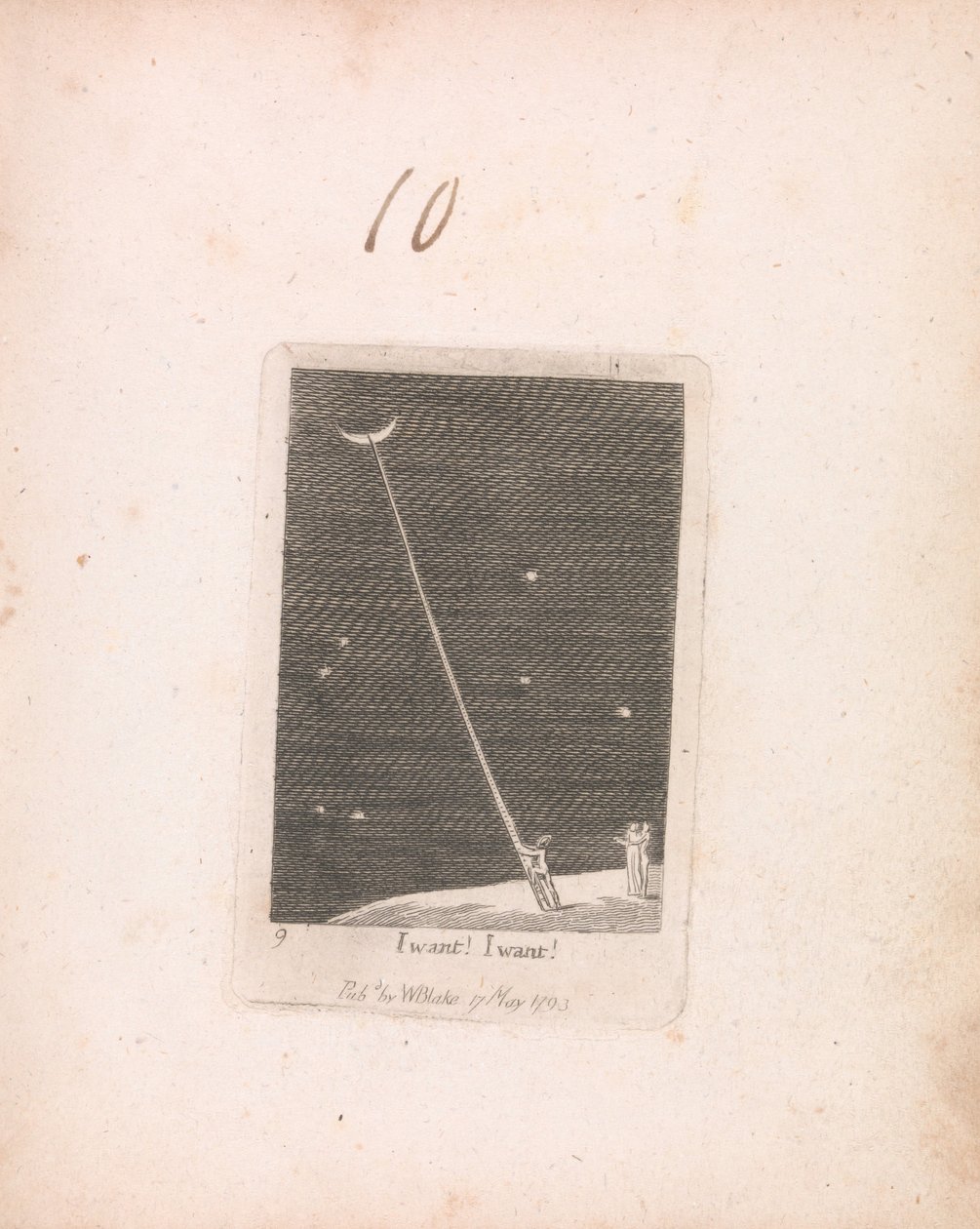 Lapsille. Paratiisin portit, levy 11, haluan! Haluan! tekijältä William Blake