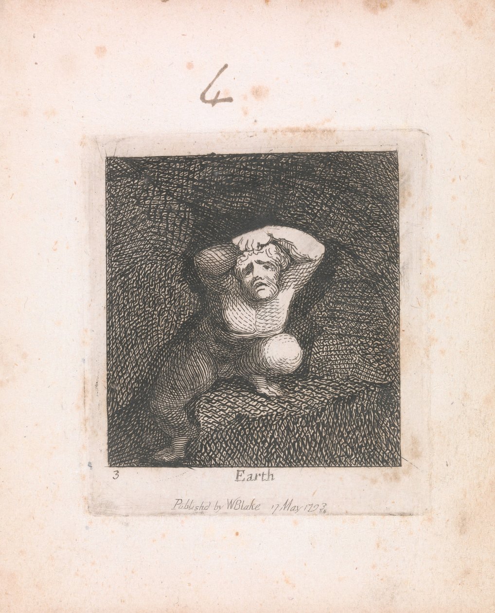 Lapsille. Paratiisin portit, levy 5, maa tekijältä William Blake