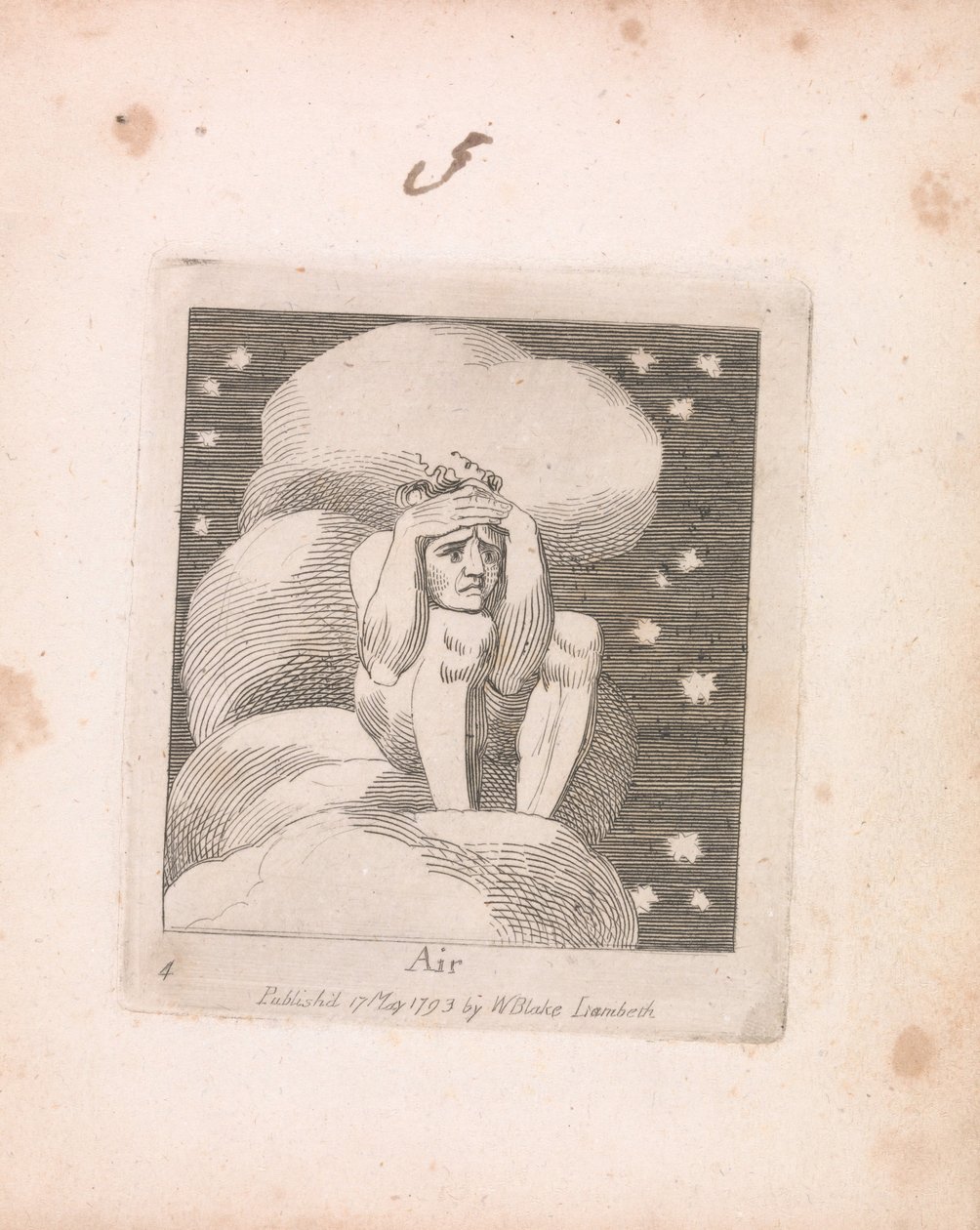 Lapsille. Paratiisin portit, levy 6, tekijältä William Blake