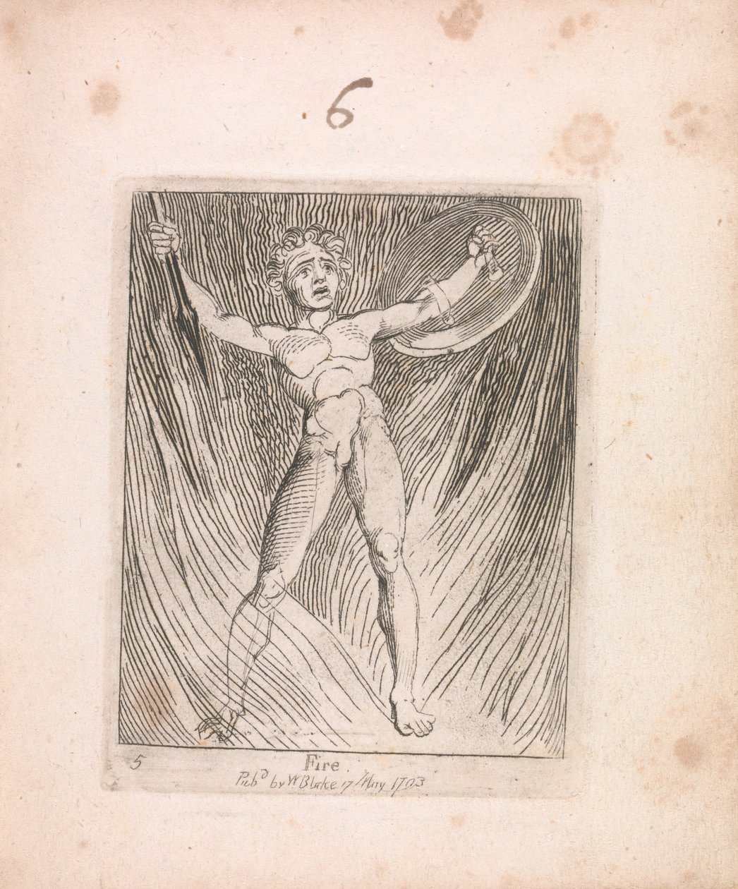 Lapsille. Paratiisin portit, levy 7, Tuli tekijältä William Blake