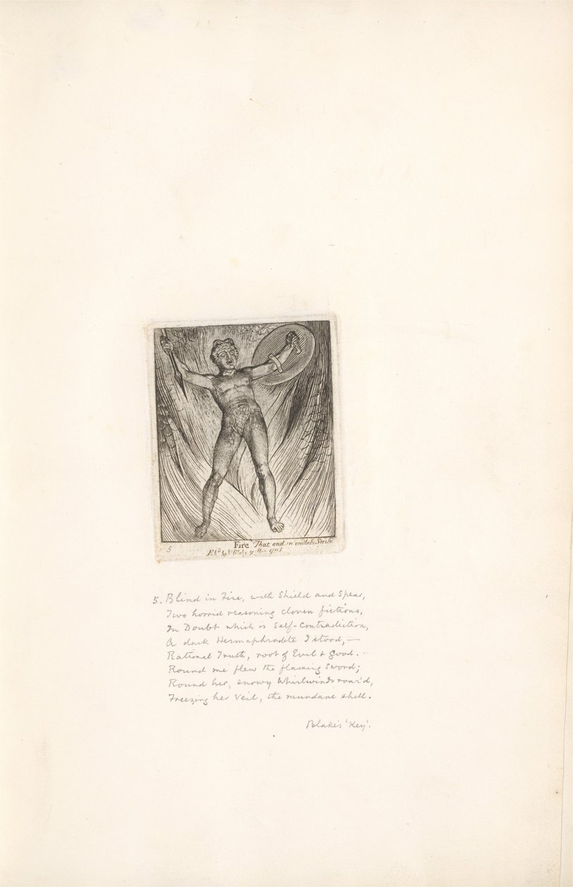 Sukupuoleen - Paratiisin portit, levy 7, Tuli tekijältä William Blake