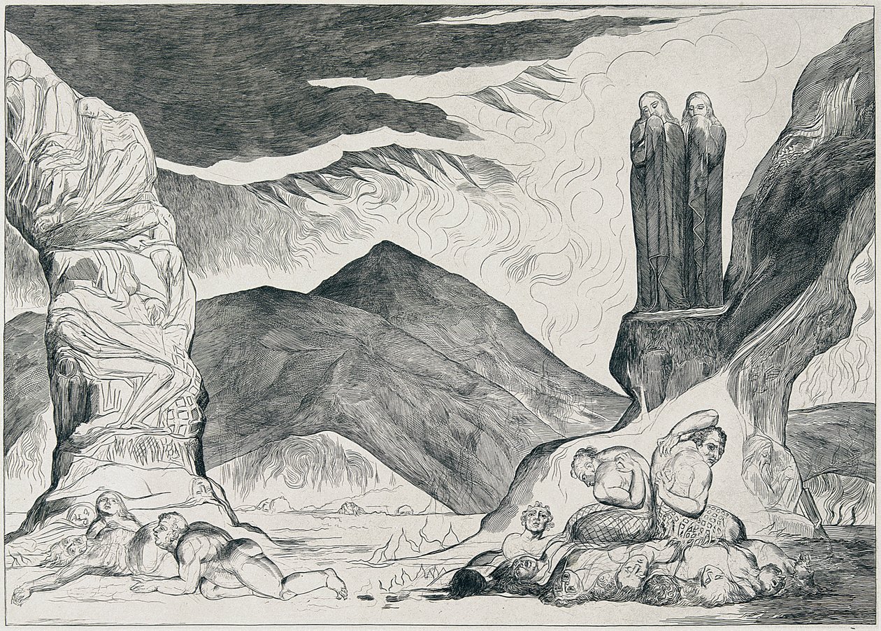 Kuvat Dantesta tekijältä William Blake