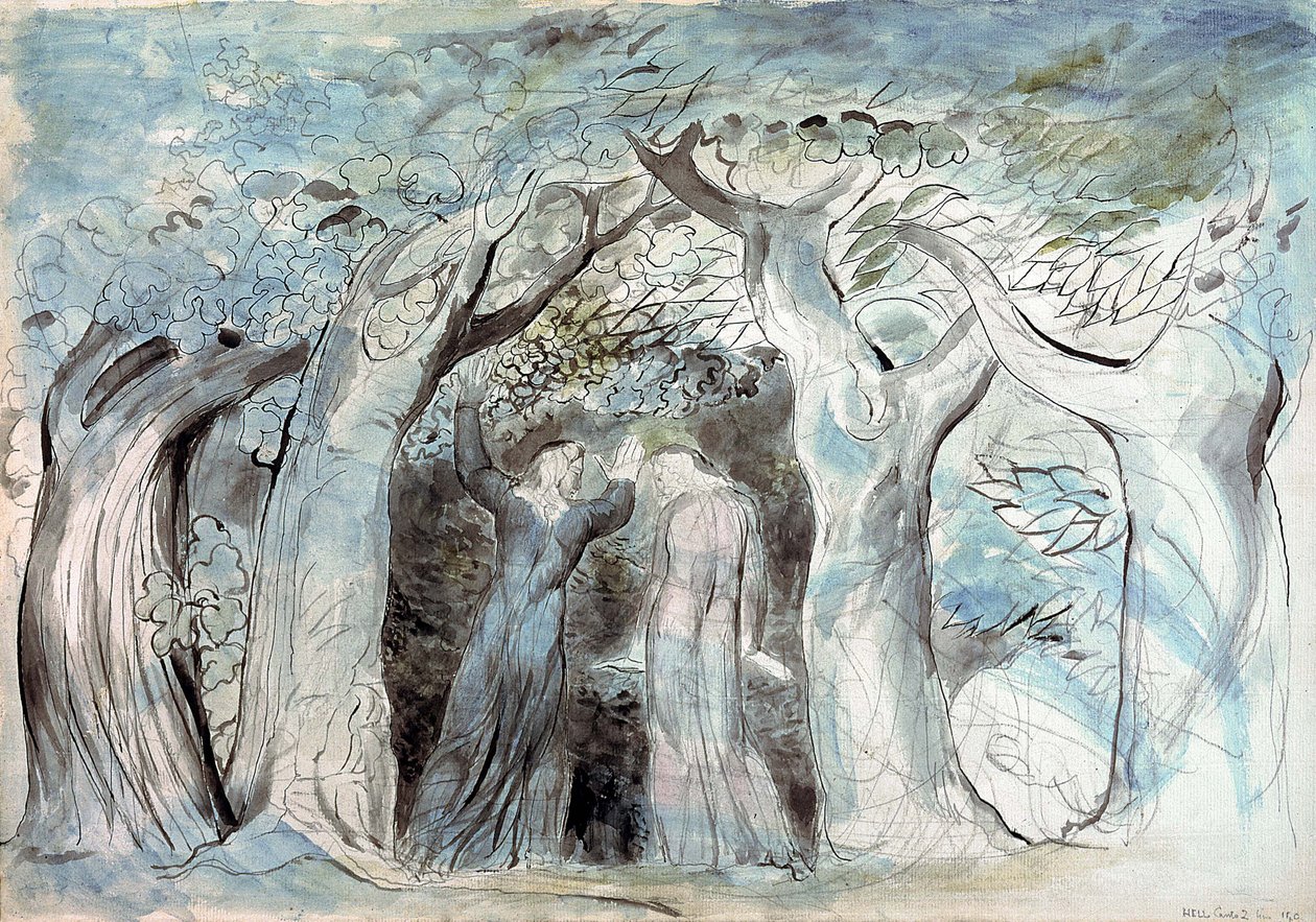 Kuvat Dantes Divine tekijältä William Blake