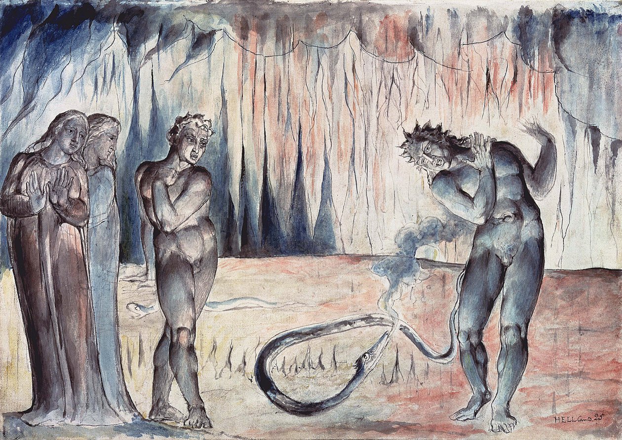 Kuvat Dantes Divine tekijältä William Blake