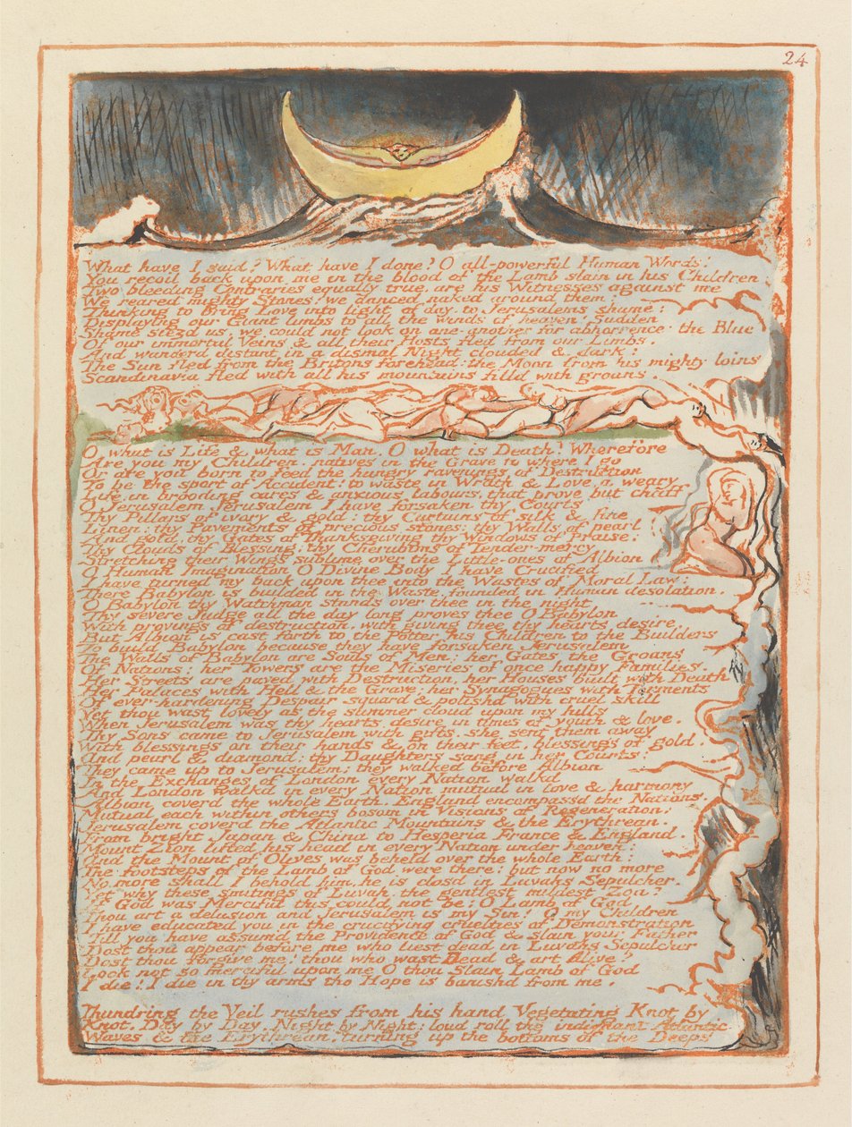 Jerusalem, levy 24, tekijältä William Blake