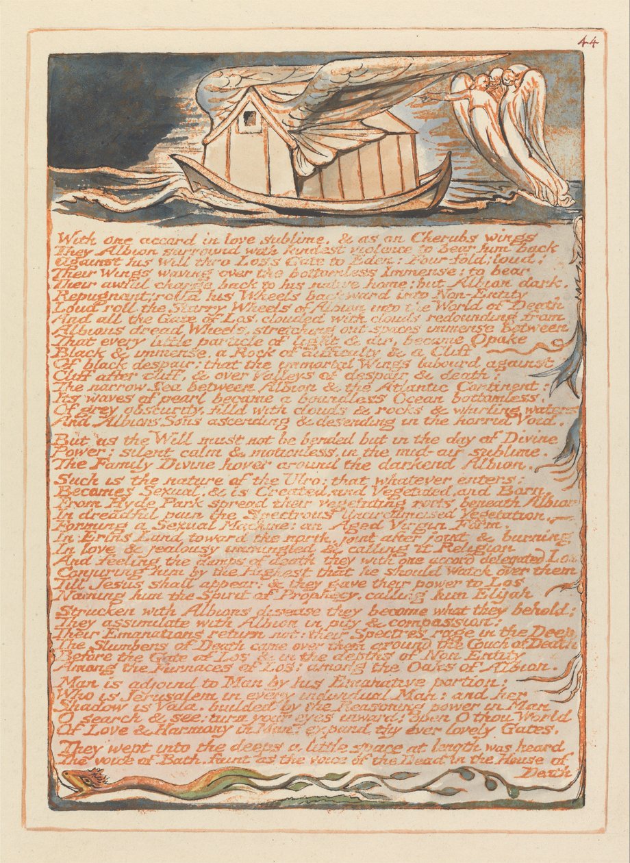 Jerusalem, levy 44, tekijältä William Blake