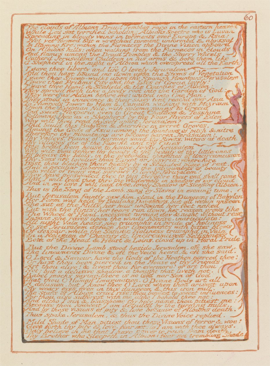 Jerusalem, levy 60 tekijältä William Blake