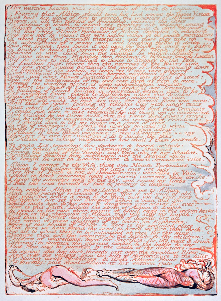 Huonekalut ja erilaiset esineet 1100- ja 1300-luvuilta tekijältä William Blake
