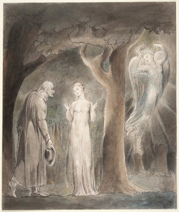 Miltons Comus tekijältä William Blake