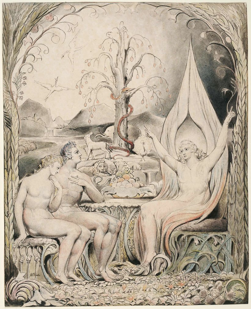 kadotettu paratiisi tekijältä William Blake