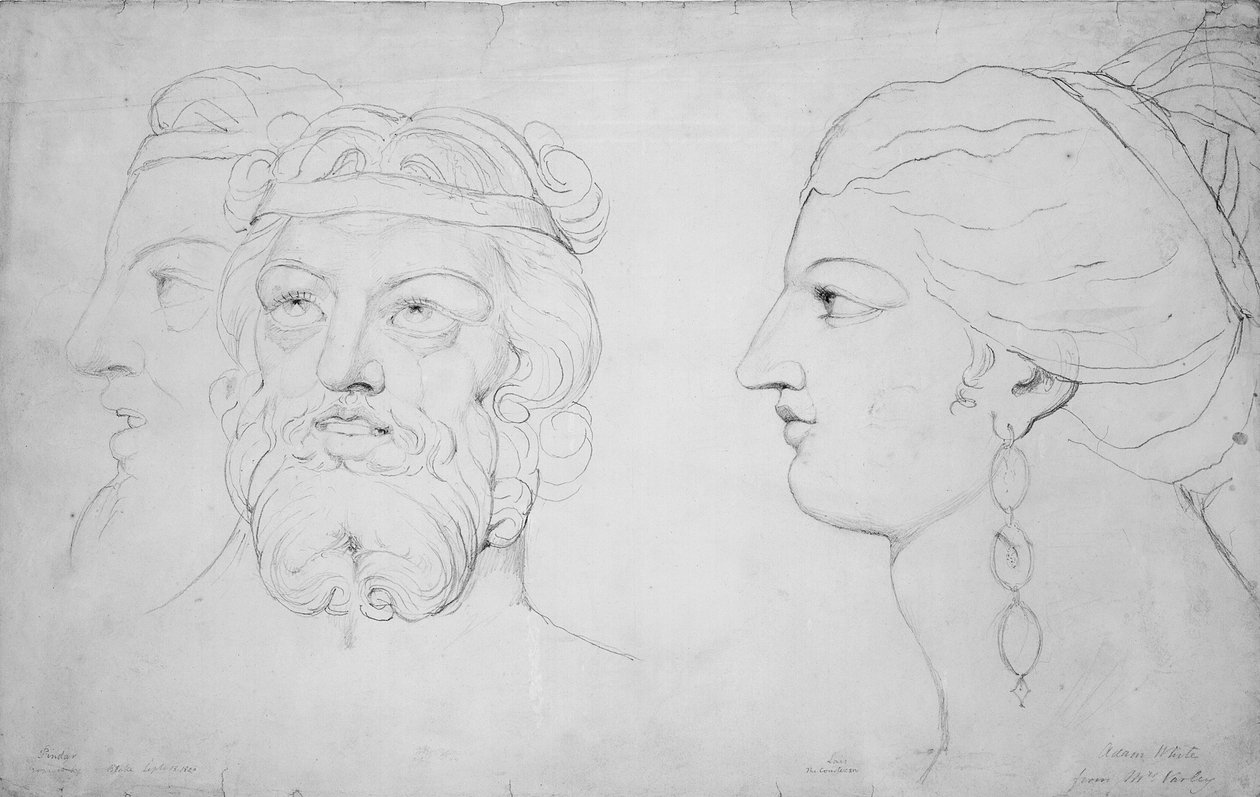 Pindar ja Lacy, 1820 tekijältä William Blake