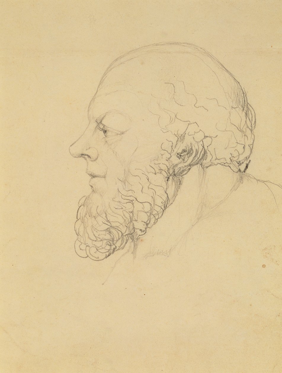 Sokrates, n. 1820 (grafiitti) tekijältä William Blake