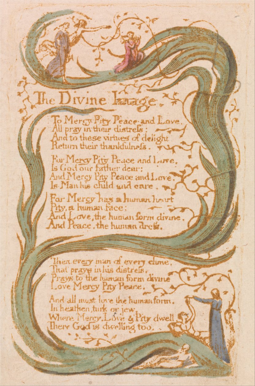 Viattomuuden laulut, levy 12, tekijältä William Blake