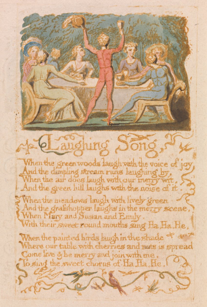 Viattomuuden laulut, levy 28, tekijältä William Blake