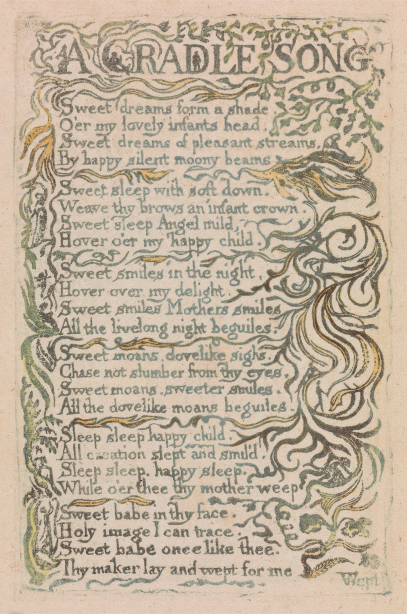 Viattomuuden ja kokemuksen lauluja, levy 26, tekijältä William Blake