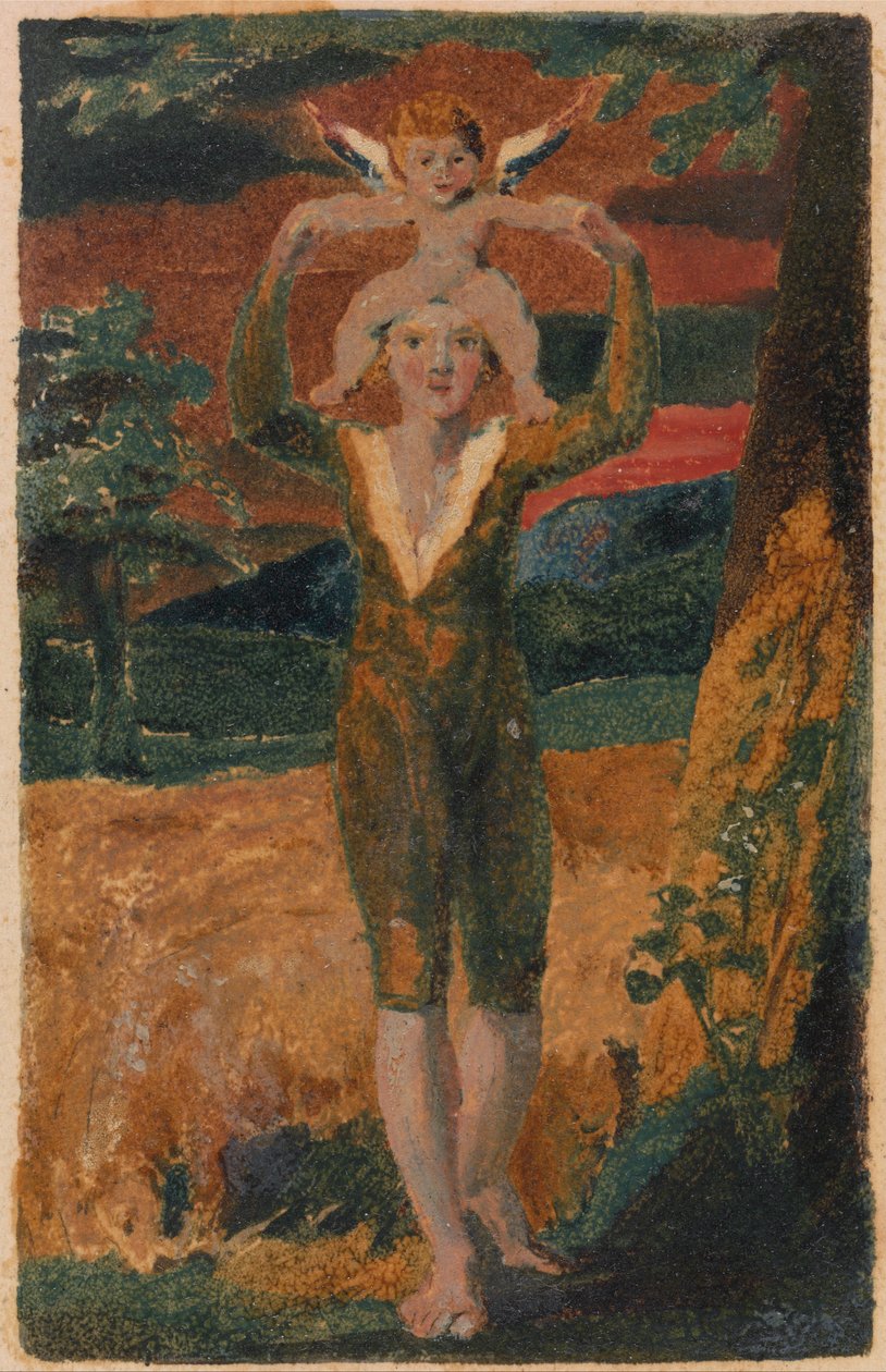 Songs of Innocence and of Experience, levy 32, Experience Frontispiece (Bentley 28) tekijältä William Blake