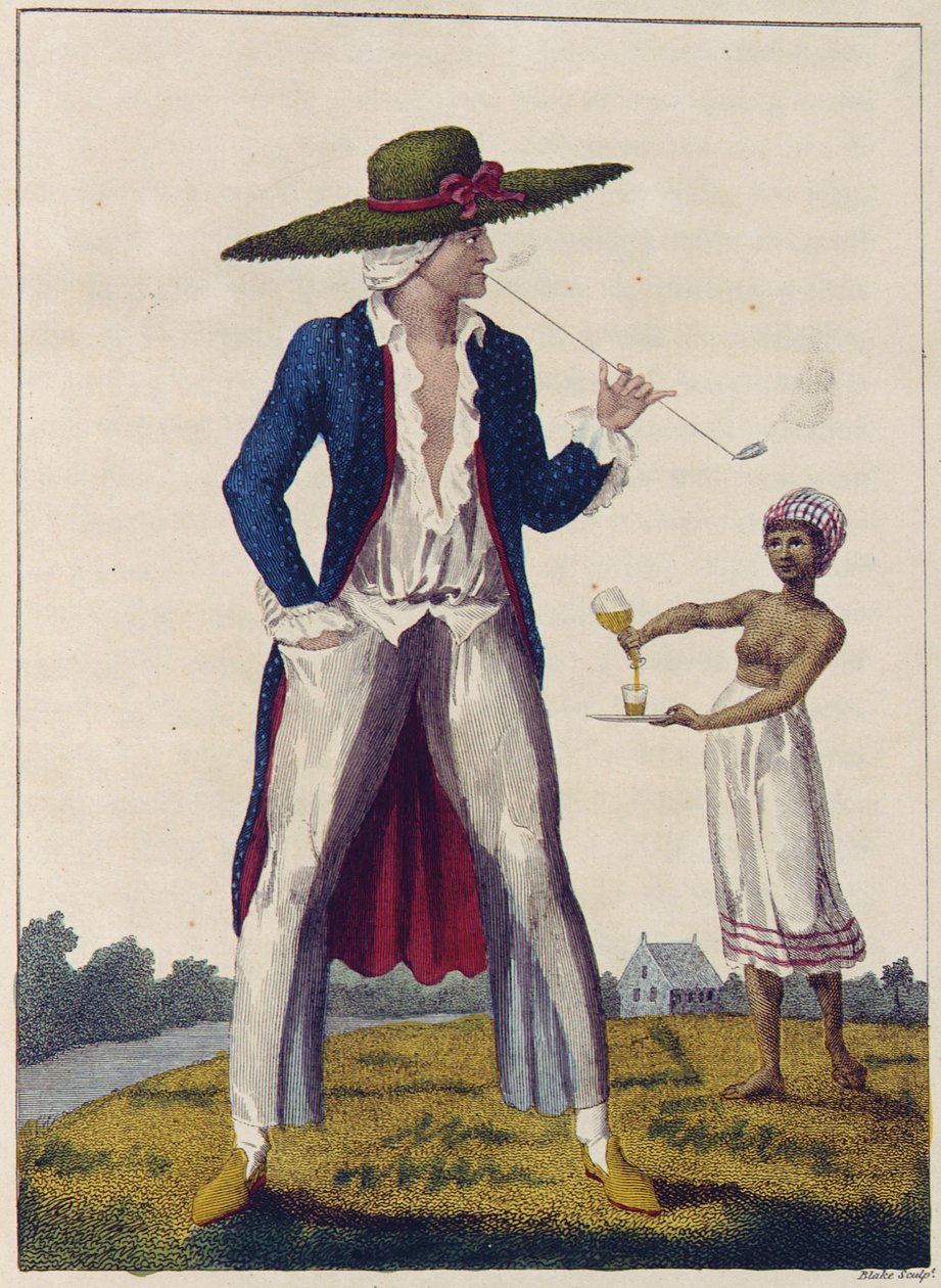 Surinam Planter aamupuvussaan tekijältä William Blake