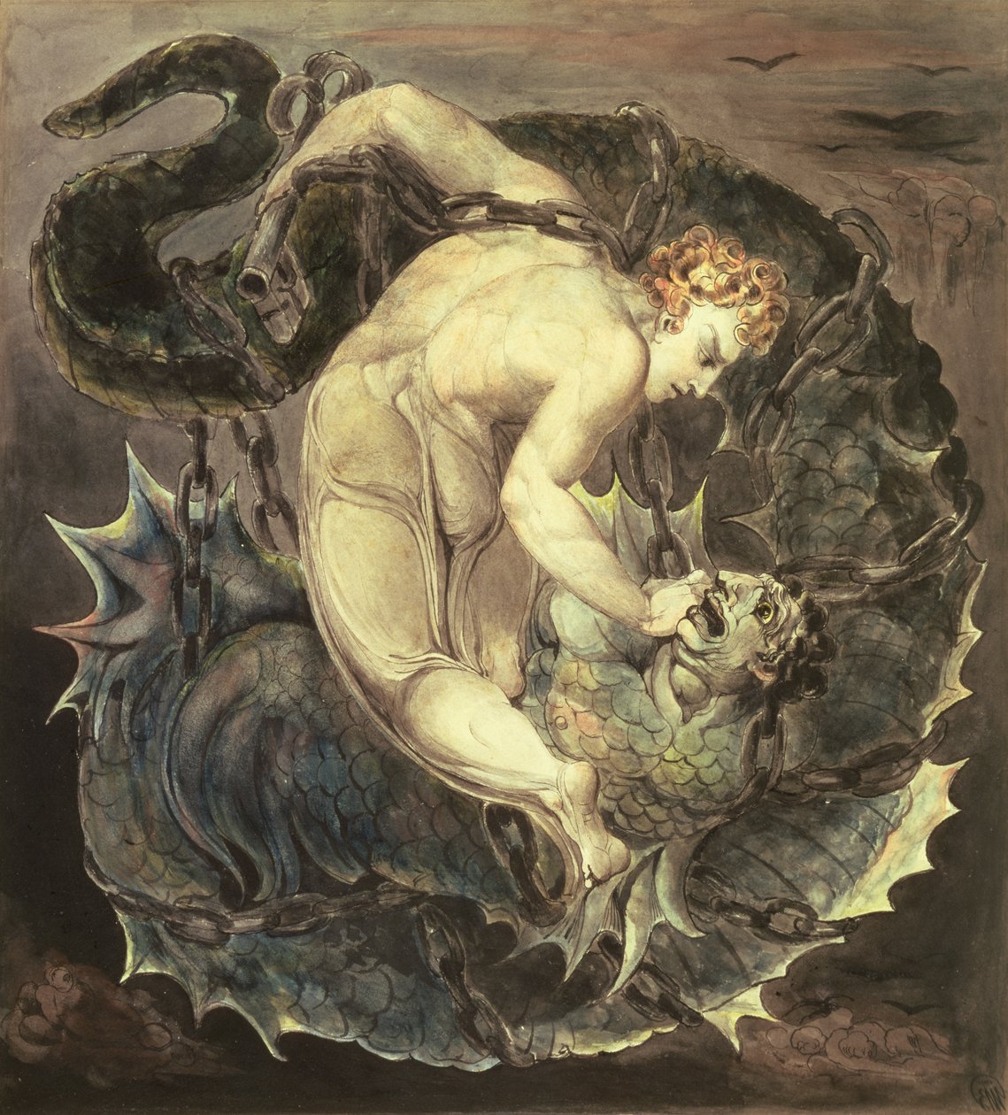 Huonekalut ja erilaiset esineet 1100- ja 1300-luvuilta tekijältä William Blake