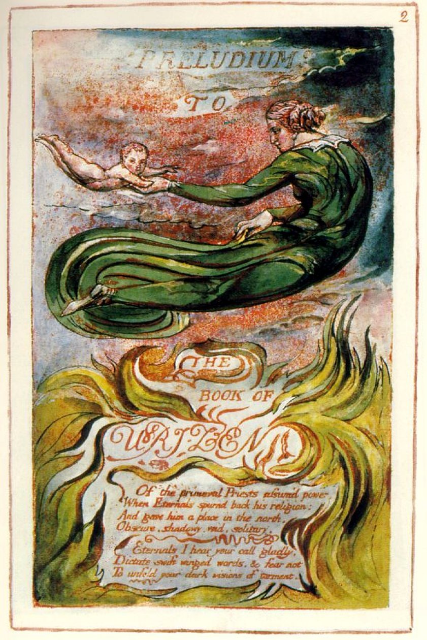 The Book of Urizen, levy 2, 1794 tekijältä William Blake
