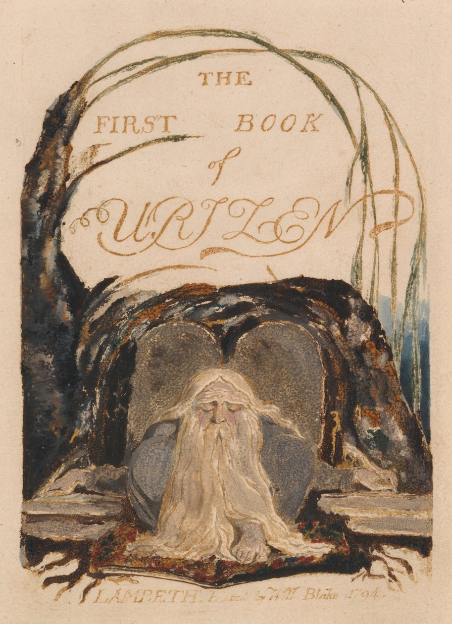 Urizenin ensimmäinen kirja, levy 1, Urizenin ensimmäinen kirja. (Bentley 1) tekijältä William Blake