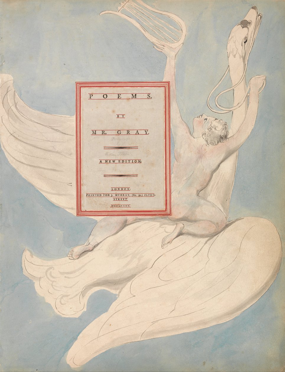 Thomas Greyn runot, Suunnittelu 1, Pindaric Genius Receiving His Lyre tekijältä William Blake