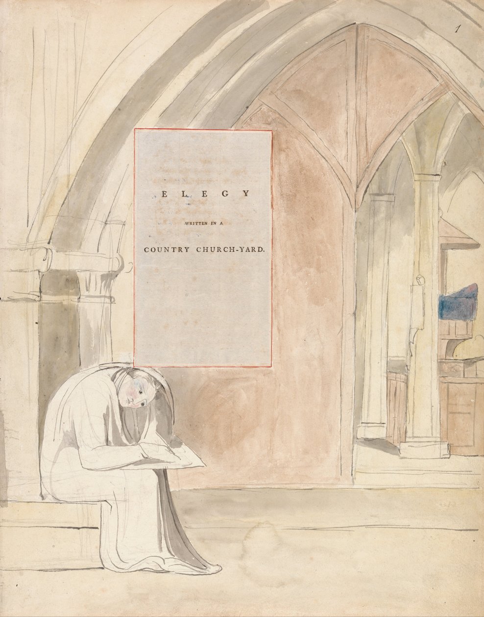 Thomas Greyn runot, Suunnittelu 105, Elegia, kirjoitettu maalaiskirkolle. tekijältä William Blake