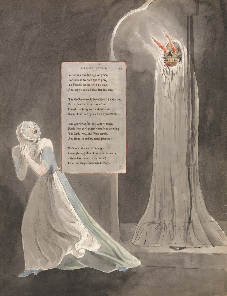 Thomas Greyn runot, Suunnittelu 31, Pitkä tarina. tekijältä William Blake