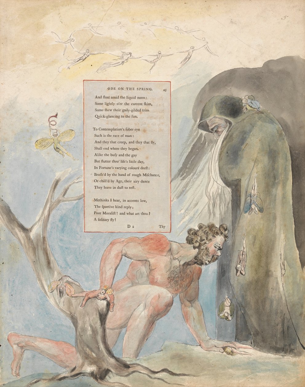 Thomas Greyn runot, Suunnittelu 5, Oodi keväällä. tekijältä William Blake