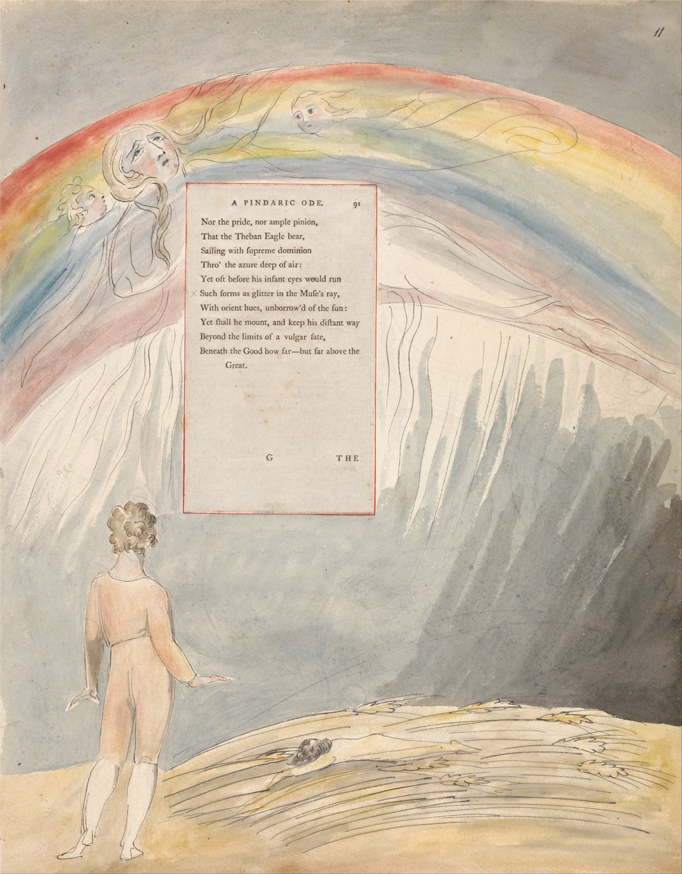 Thomas Greyn runot, Suunnittelu 51, Poesyn eteneminen. tekijältä William Blake