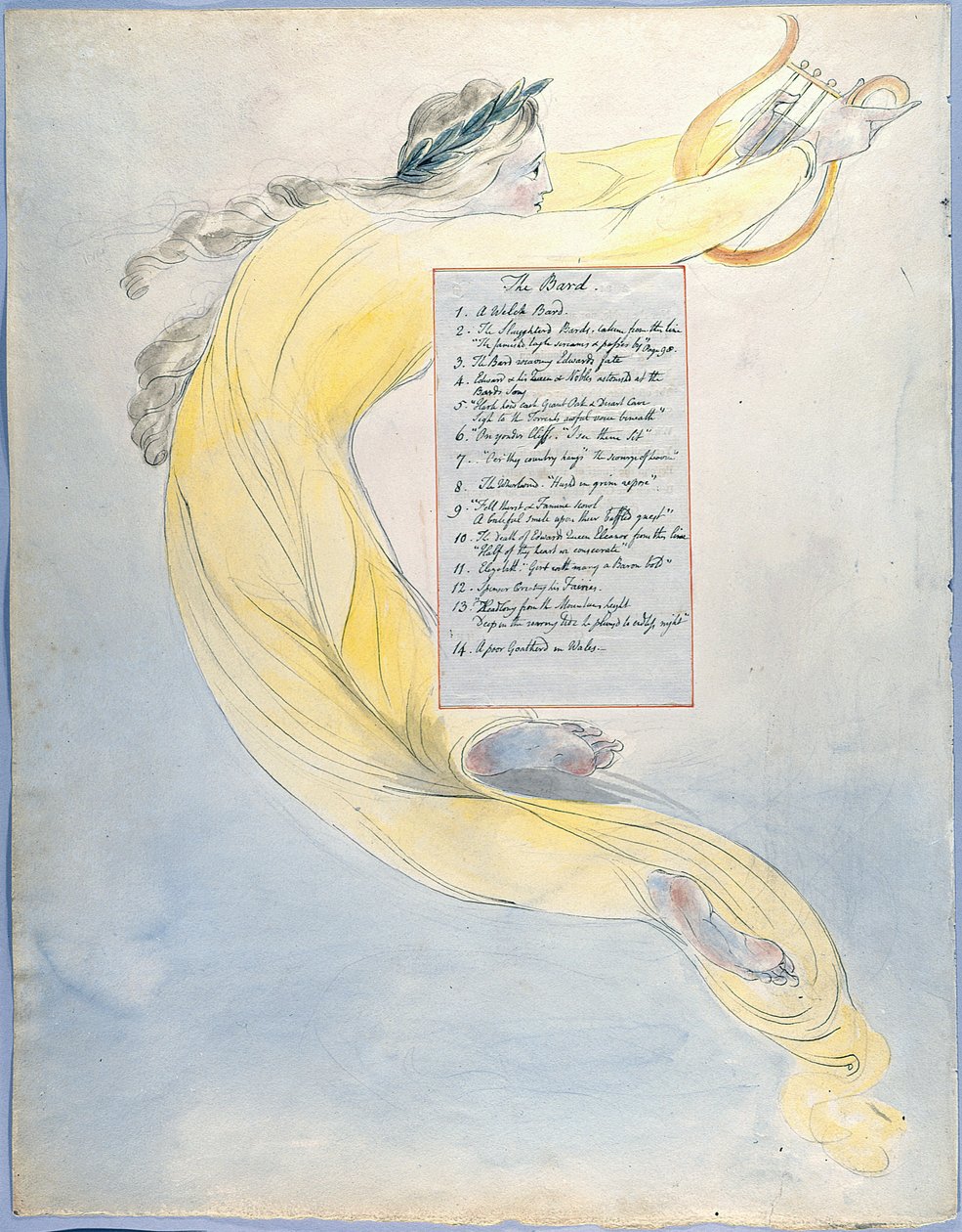 Thomas Grayn runot, muotoilu 52 Poesyn eteneminen tekijältä William Blake