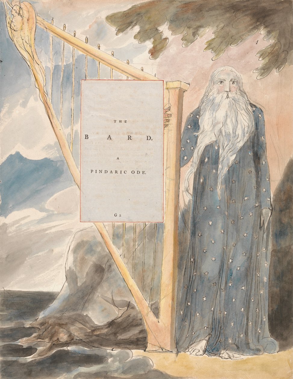 Thomas Grayn runot, muotoilu 53, tekijältä William Blake