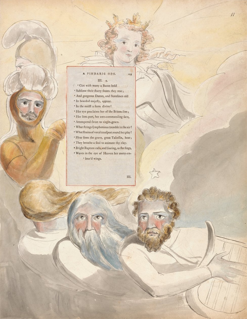 Thomas Greyn runot, Design 63, The Bard. tekijältä William Blake