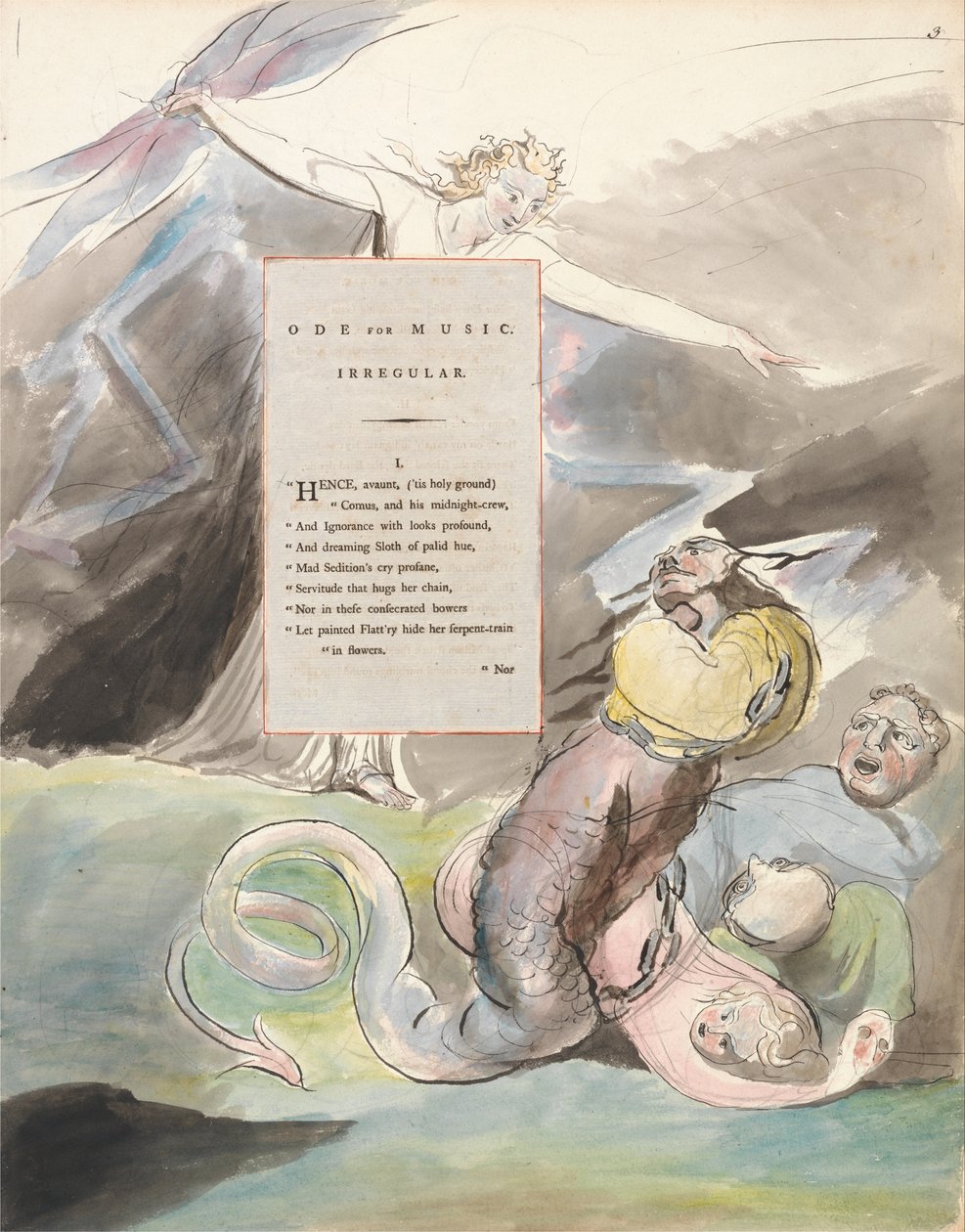 Thomas Greyn runot, Suunnittelu 95, Oodi musiikille. tekijältä William Blake