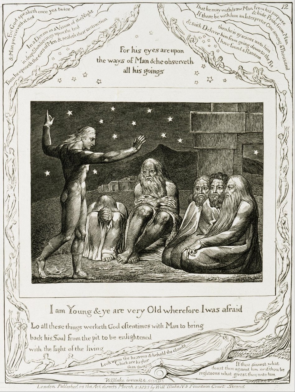 Elihun puhe tekijältä William Blake