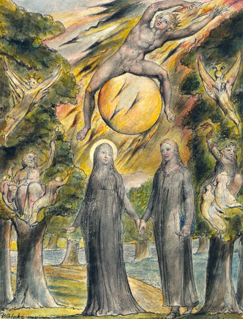Aurinko hänen vihassaan tekijältä William Blake