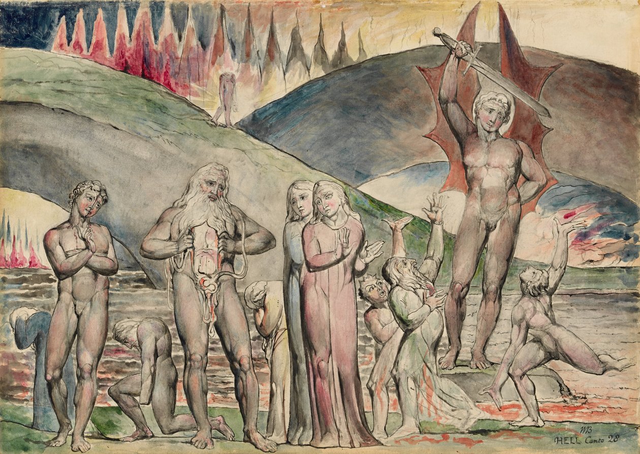 Skismaatikot ja ristiriidan kylväjät- Mahomet tekijältä William Blake