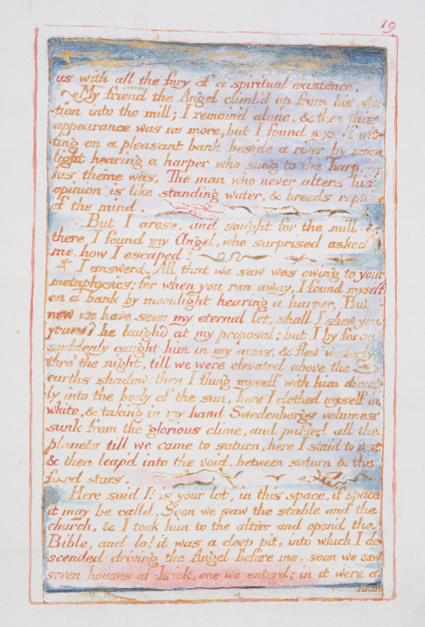Huonekalut ja erilaiset esineet 1100- ja 1300-luvuilta tekijältä William Blake