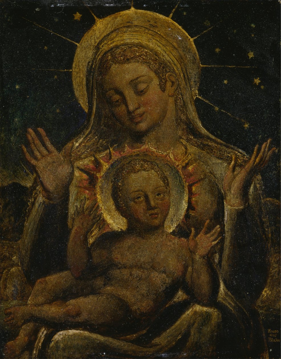 Neitsyt ja lapsi tekijältä William Blake